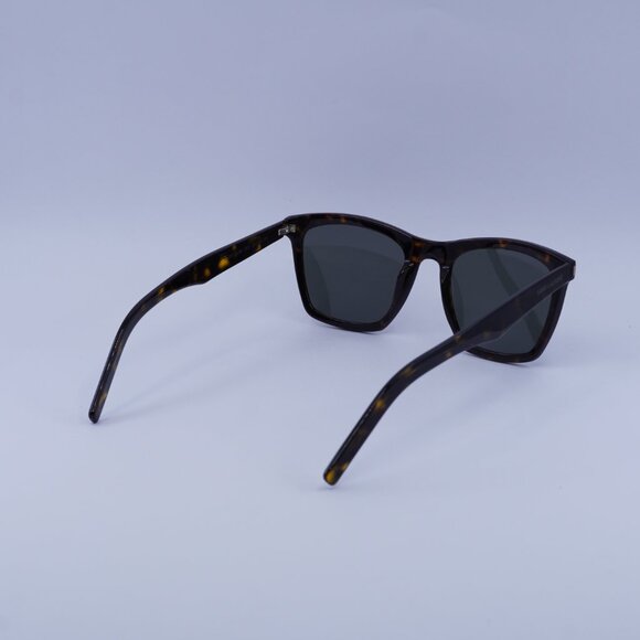 Saint Laurent SL281 SLIM 002 Sunglasses Havana Square Frame, Grey Lenses - Picture 5 of 10